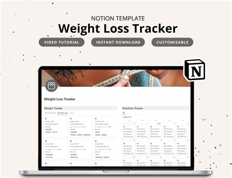 Notion Weight Loss Template